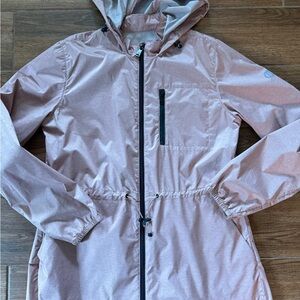 Bernardo Light Pink Hooded Utility/rain Jacket - men’s small